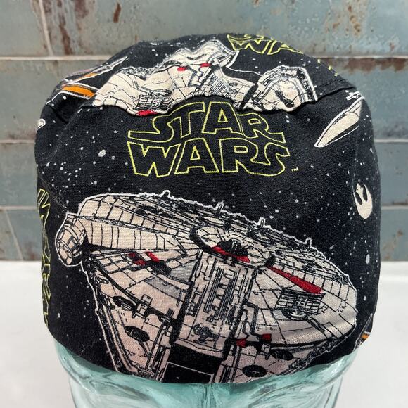 Mens Adjustable Cotton Star Wars Cap great for Scrub Cap, Veterinarian, ect - Picture 3 of 8